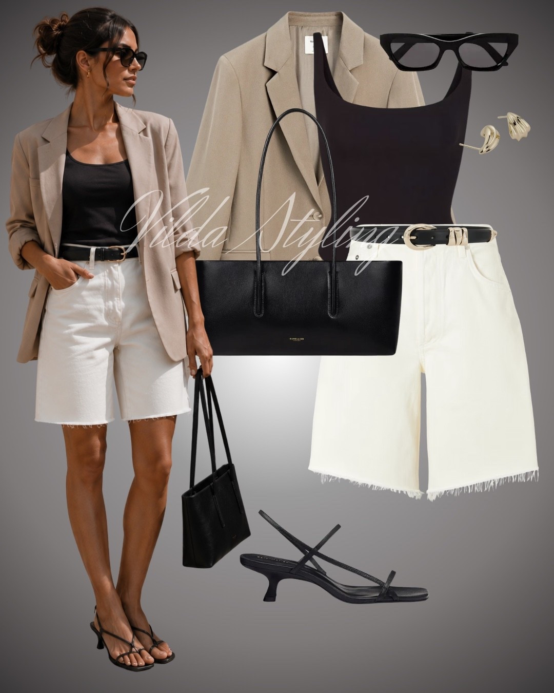 The perfect neutral summer uniform 🤍🖤
Relaxed tailoring, crisp Bermuda shorts and sleek black accessories—minimal, polished and endlessly wearable.

#LTKStyle #NeutralStyle #SummerChic #BlazerStyle #BermudaShorts #MinimalStyle #ElevatedBasics #ChicOutfit

#LTKeurope #LTKFashionMonth #LTKworkwear #LTKstyletip