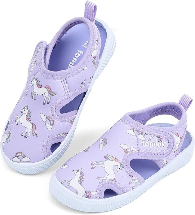 tombik Toddler Cute Aquatic Water Shoes Boys/Girls Beach Sandals | Amazon (US)