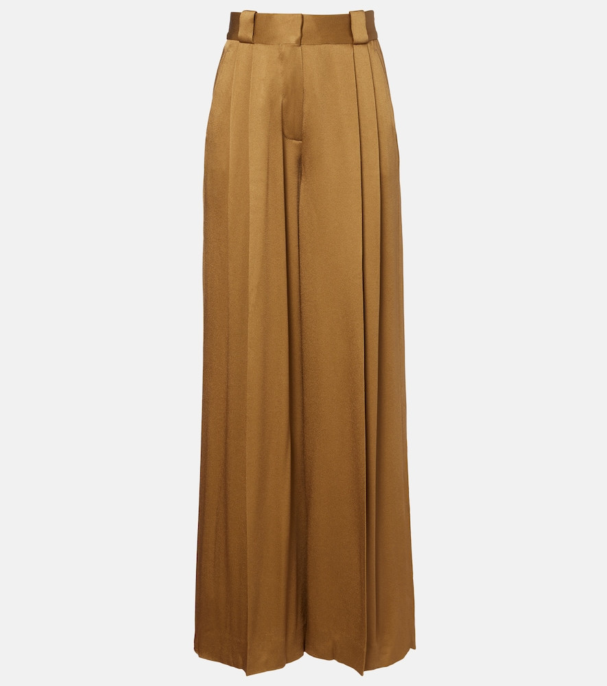 Blazé Milano Husi satin palazzo pants | Mytheresa (US/CA)