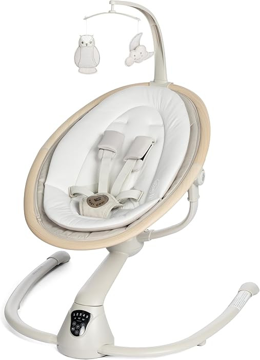 Maxi-Cosi Cassia Baby Swings for Infants: Smart Portable Baby Swing with Music, Lightweight & Fol... | Amazon (US)