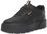 PUMA Womens Karmen Rebelle Sneaker, PUMA Womens Black-PUMA Womens Black-PUMA Womens Gold, 10.5 | Amazon (US)