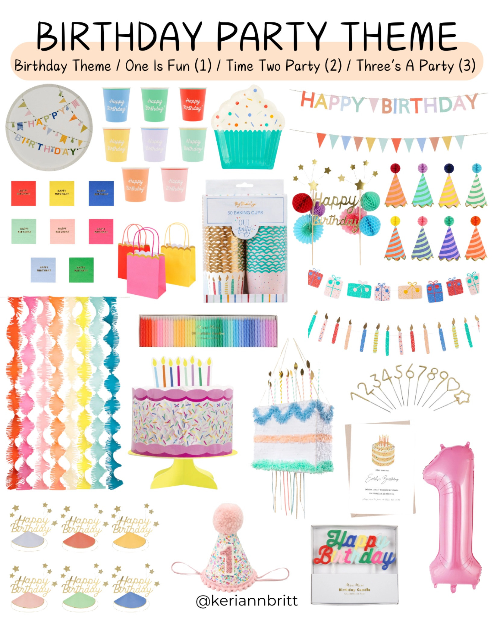 Birthday Party Theme - Colorful Birthday

Kids birthday party theme / birthday party / first birthday party / party theme / birthday idea  / party decorations / 1st birthday party / 2 year old party theme / 3 year old birthday / boy birthday party / girl birthday party / 4 year old birthday / 5 year old birthday / 6 year old birthday / adult birthday / classic birthday 

#LTKParties #LTKKids #LTKFamily