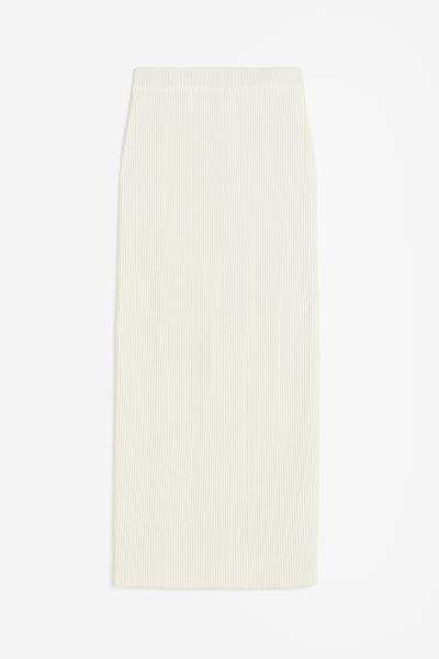 Rib-knit Pencil Skirt | H&M (US + CA)