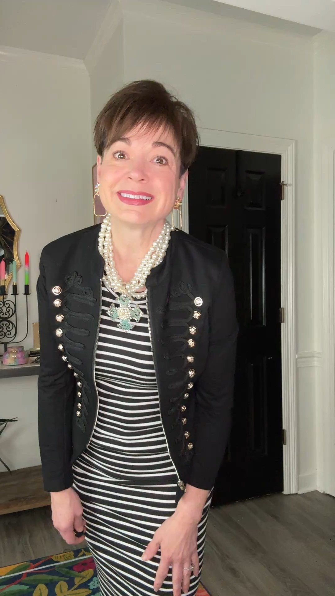 OOTD balancing key parts of my style personality with practical pieces for a work from home day that could easily change to date night wear with a simple change of shoes and adding a handbag for a color pop.

#LTKStyleTip #LTKMidsize #LTKOver40