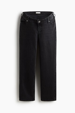 H & M - MAMA Before & After Straight Low Ankle Jeans - Dark Grey | H&M (AU)