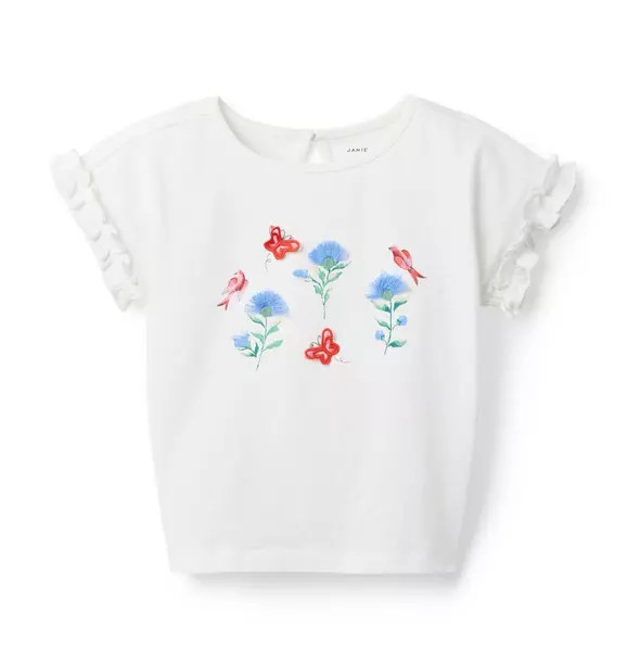 Butterfly Ruffle Tee | Janie and Jack