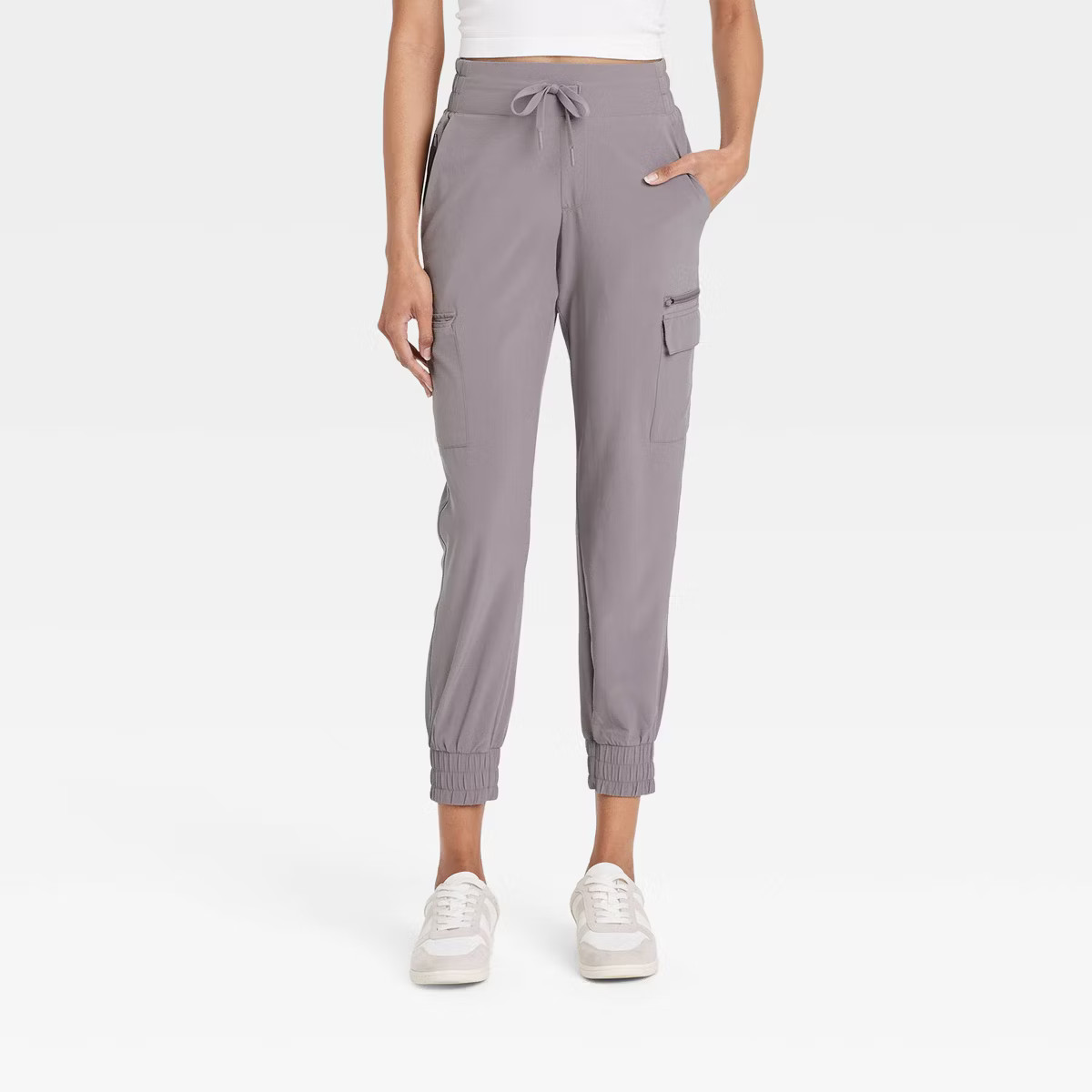 Women's Active Light Mid-Rise Cargo Joggers - All In Motion™ | Target