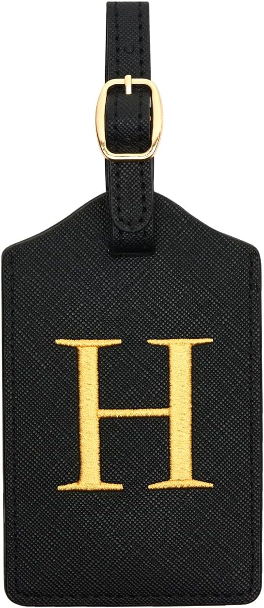 Luggage Tag PU Leather for Suitcase Baggage Handbag Travel Bag Label Suitcase Tag Suitcase Label ... | Amazon (US)