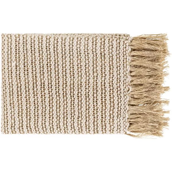 Ivory Kaiya 100% Cotton Throw | Wayfair North America