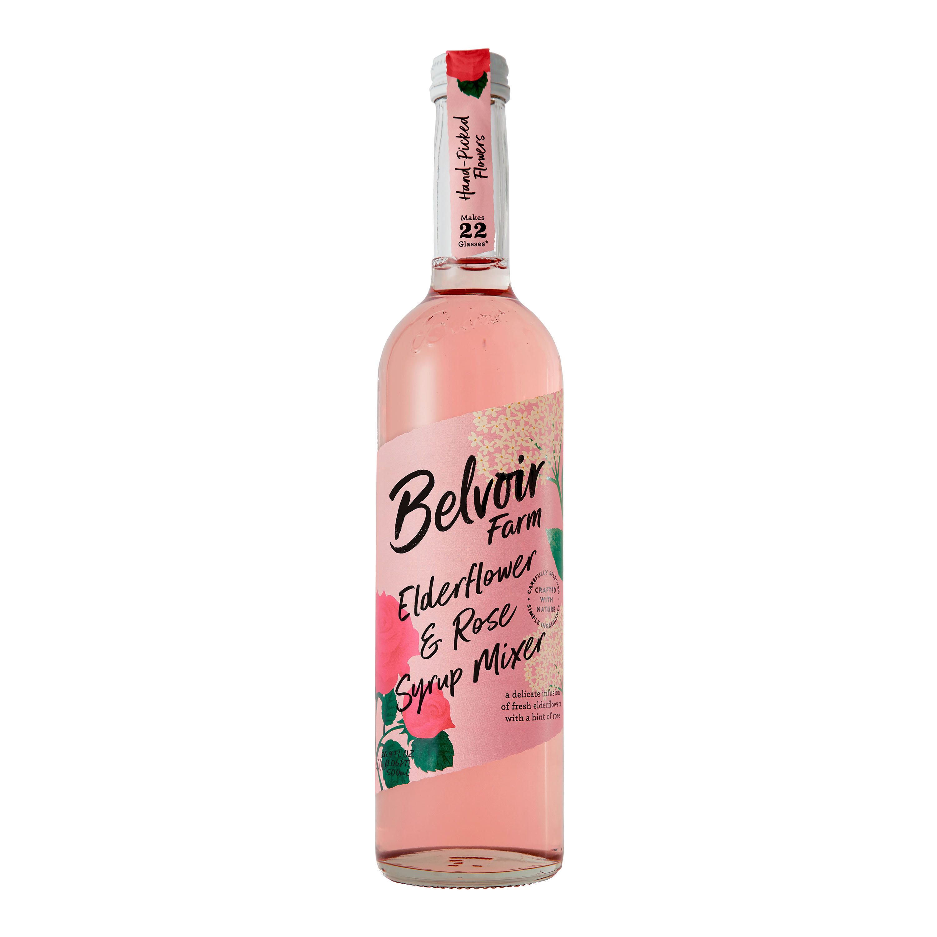 Belvoir Farm Elderflower & Rose Syrup Mixer | World Market