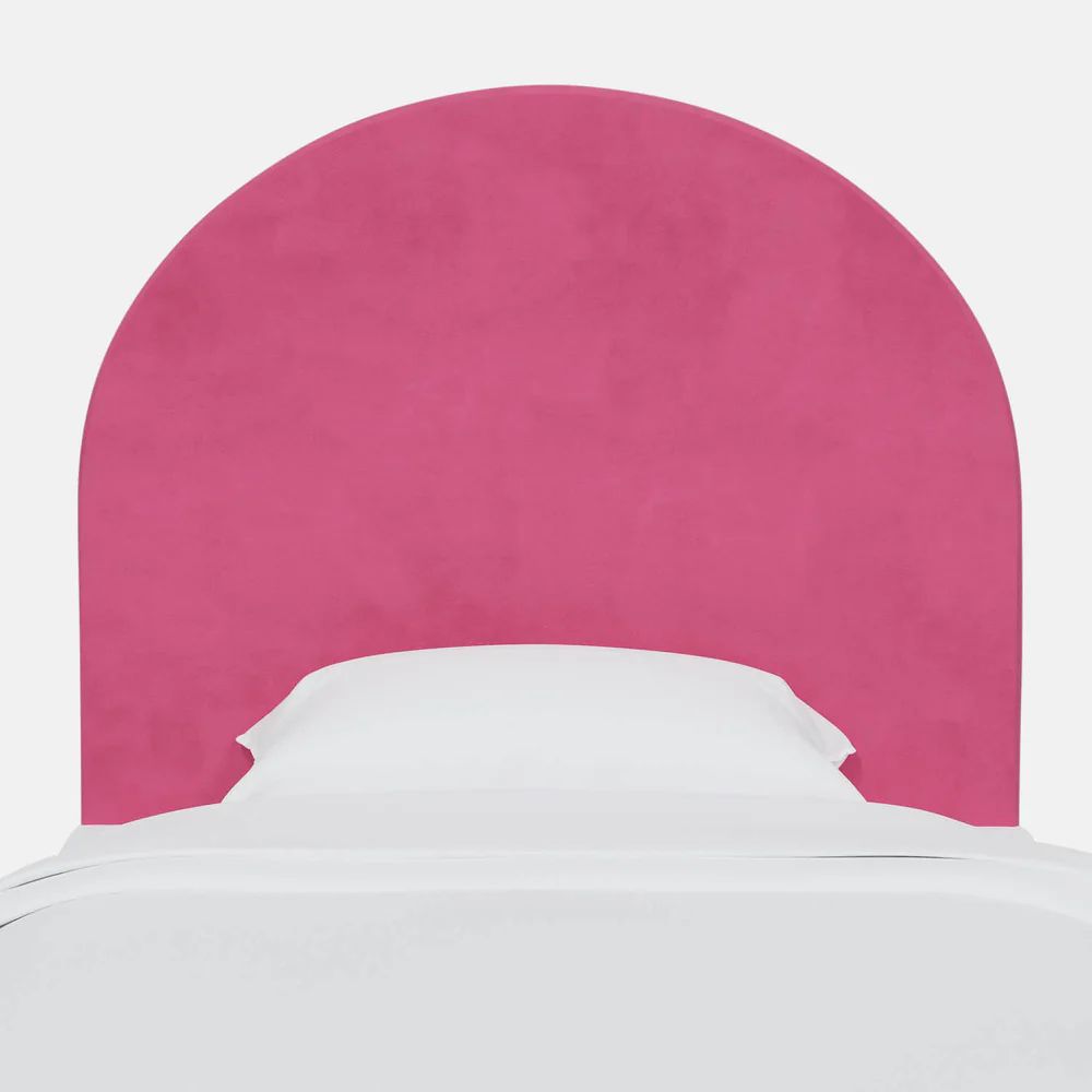 Amelia Upholstered Charging Rounded Headboard | Dorm Essentials - Dormify | Dormify