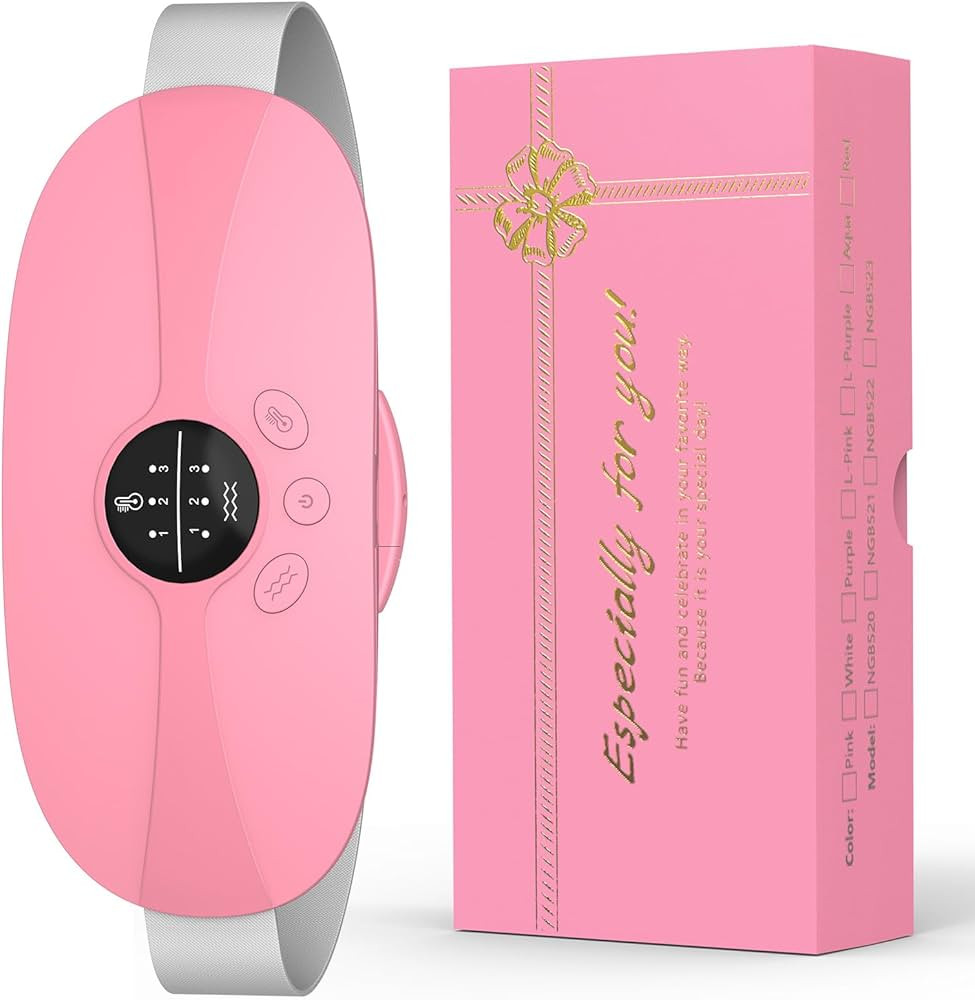 Portable Heating Pad, 5s Fast Heating, 3 Heat Levels and 3 Massage Modes, Heating Pad for Period ... | Amazon (US)