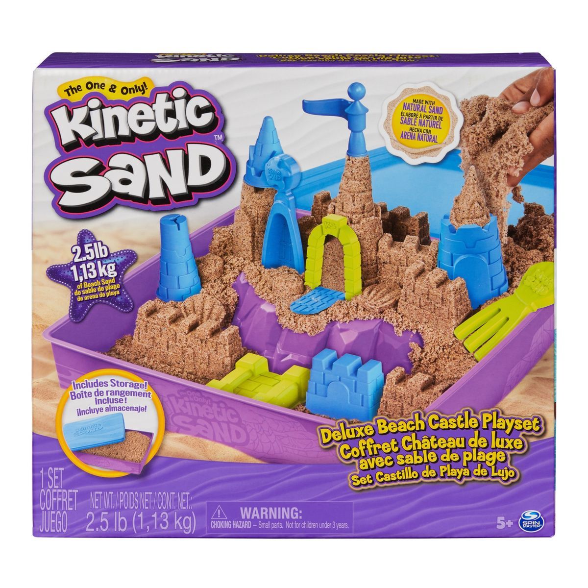 Kinetic Sand Beach Castle Playset | Target