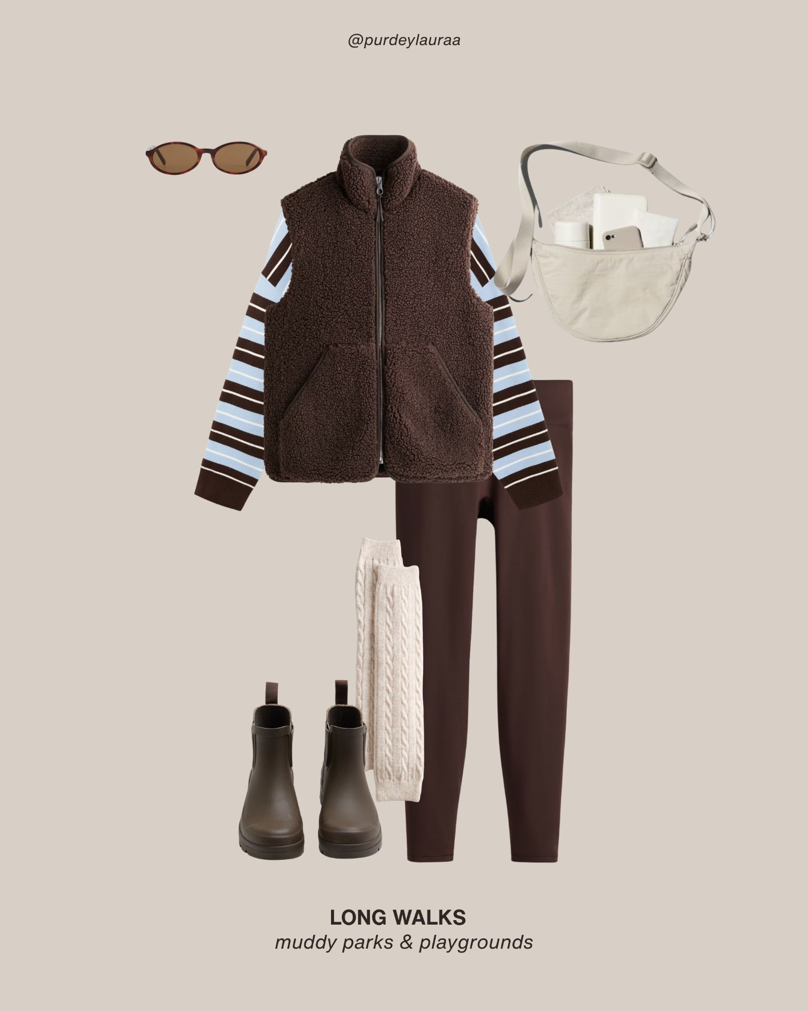 Waking outfit, autumn outfit, winter style, mum outfits, mum style, H&M, Marks and Spencer, Uniqlo, Mango, teddy gilet, chocolate brown 

#LTKautumn #LTKwinter #LTKuk