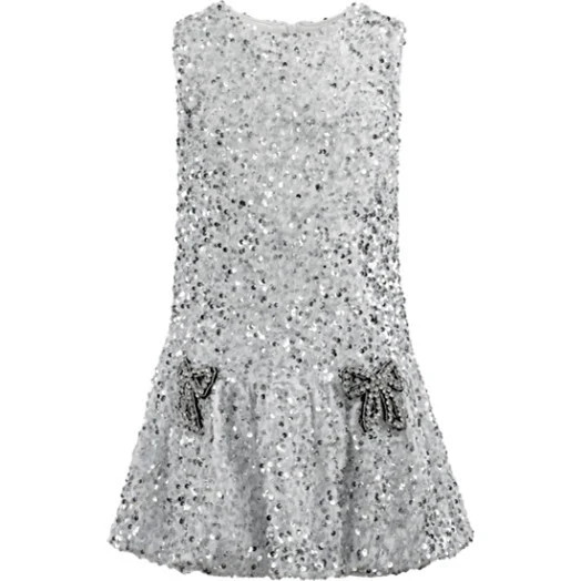Shimmer Bow Party Dress | Maisonette