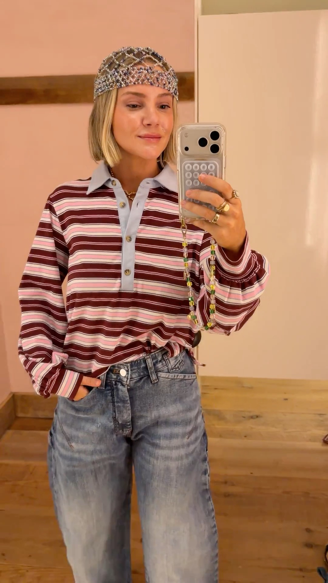 Long-sleeve striped shirts are a staple for fall, especially this one from Anthropologie! 

 #LTKootd #LTKSeasonal