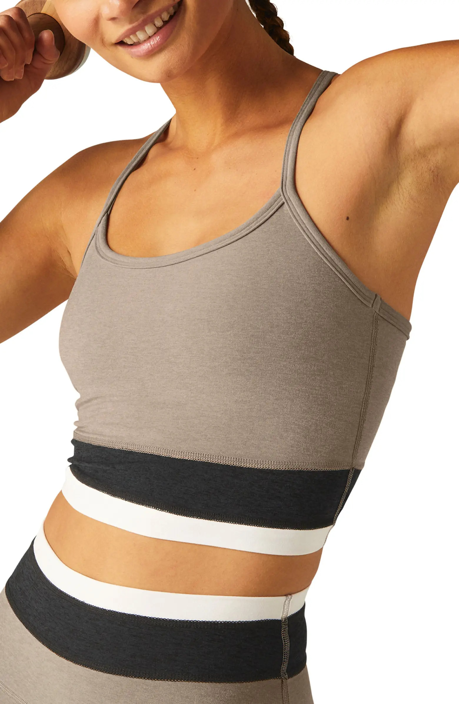 Colorblock Space Dye Crop Tank Top | Nordstrom