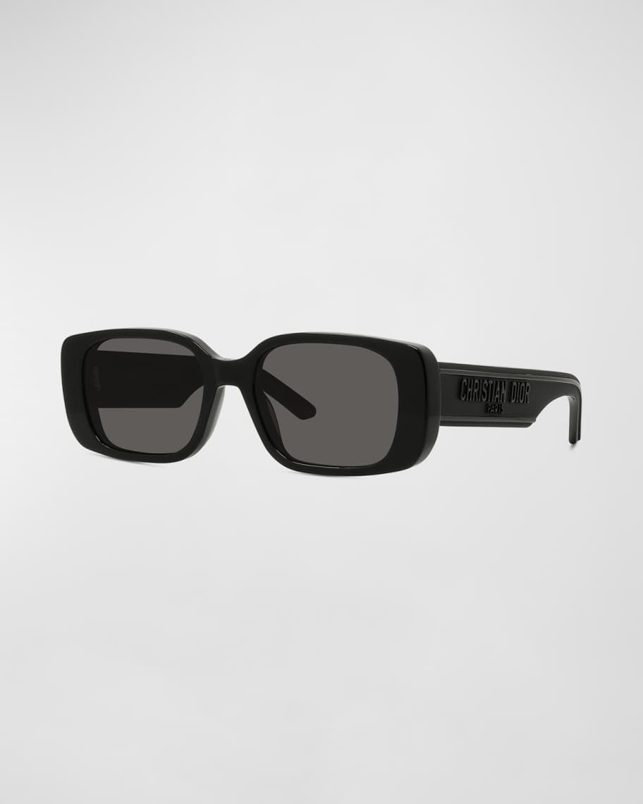 Dior Rectangular Acetate Sunglasses | Neiman Marcus