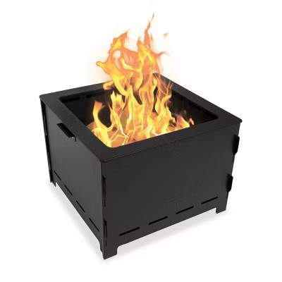 Sharper Image Backyard Wood Burning Outdoor Fire Pit Black | Target