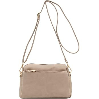 Triple Zip Small Crossbody Bag | Amazon (US)