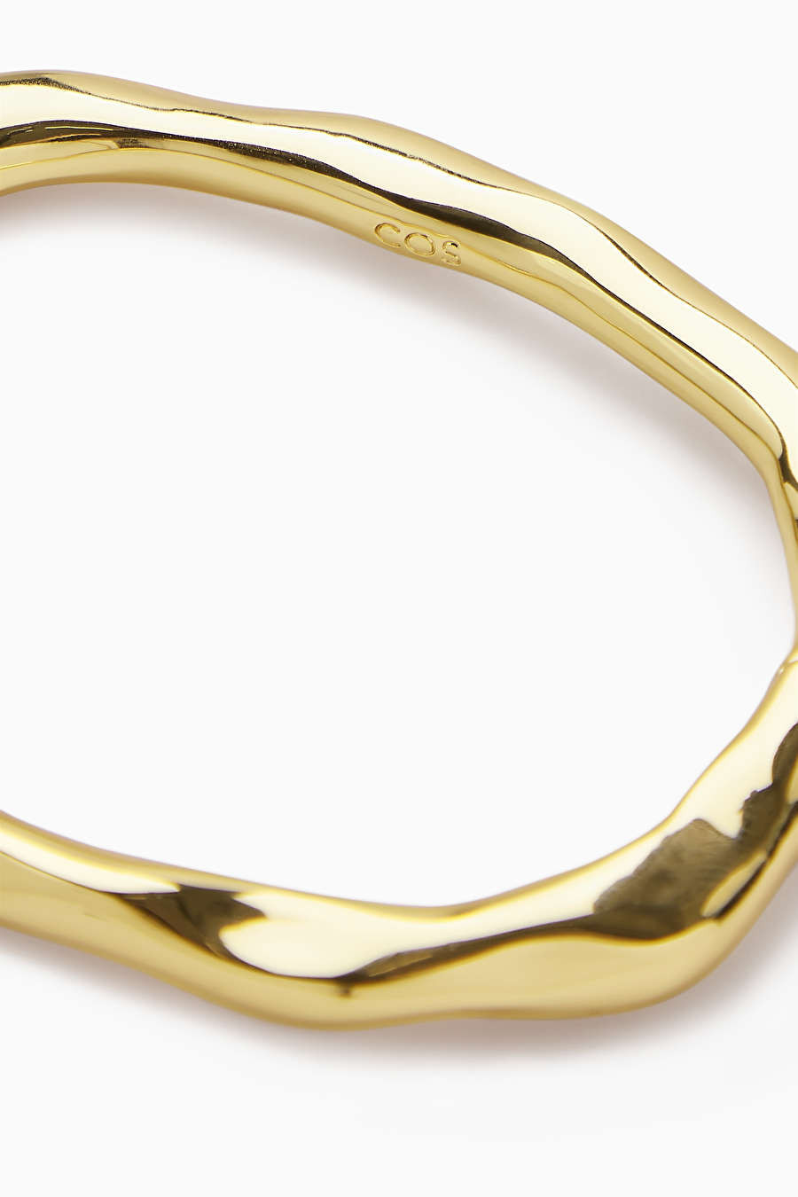 HAMMERED BANGLE - GOLD - COS | COS (EU)