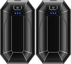 Hand Warmers Rechargeable, Dnaleao 2 Pack 4000mAh Electric Portable Pocket Heater, Heat Therapy G... | Amazon (US)