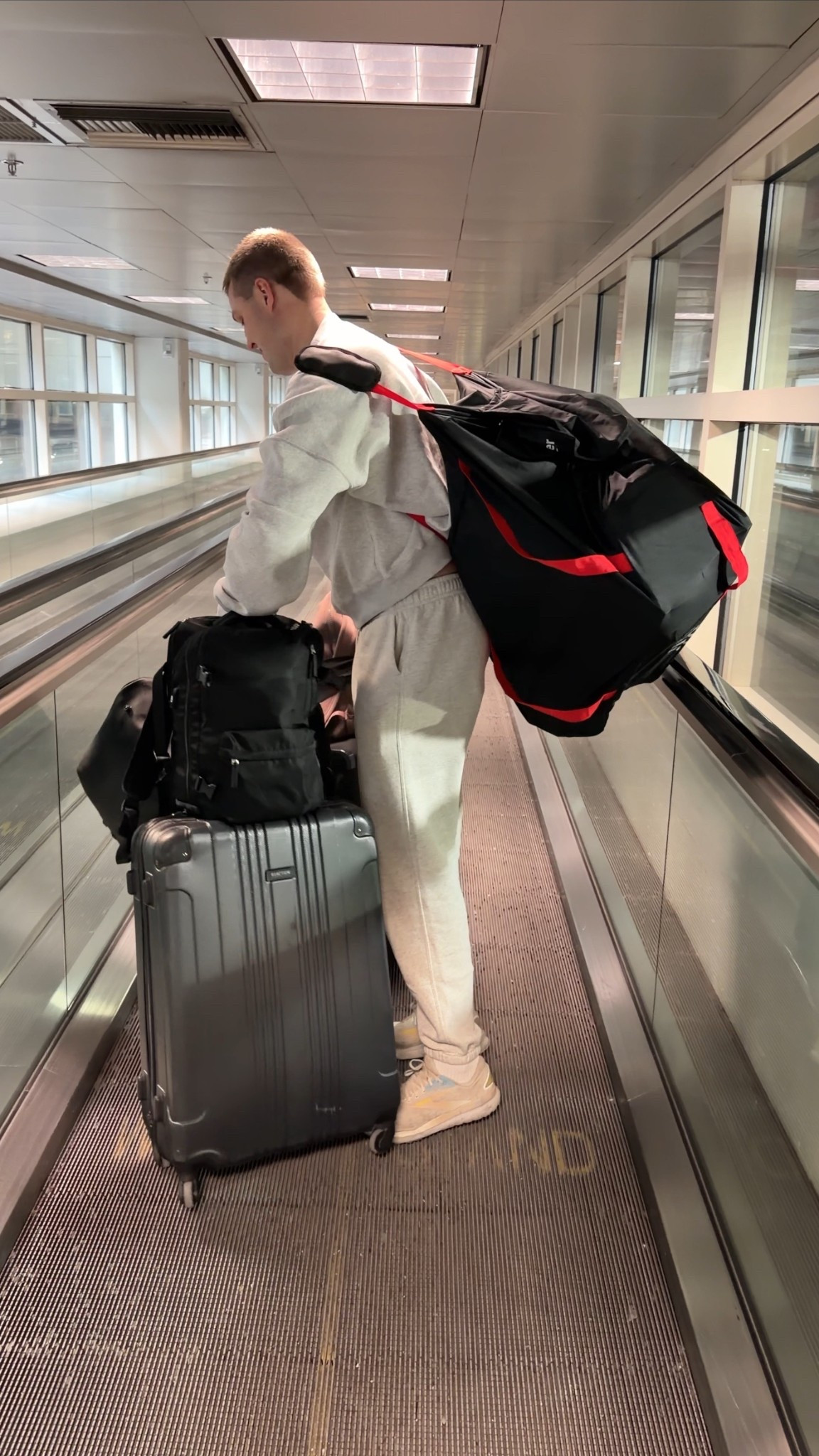 Zach’s favorite sweatsuit of all time! He has it in 3 colors now! Wearing an XL Long in pants and XXL in crewneck. He is 6’6” and they are long enough for him! 

#LTKTall #LTKActive #LTKSaleAlert