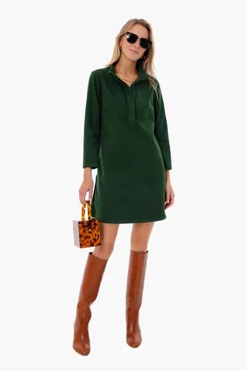 Deep Green Avery Dress | Tuckernuck (US)