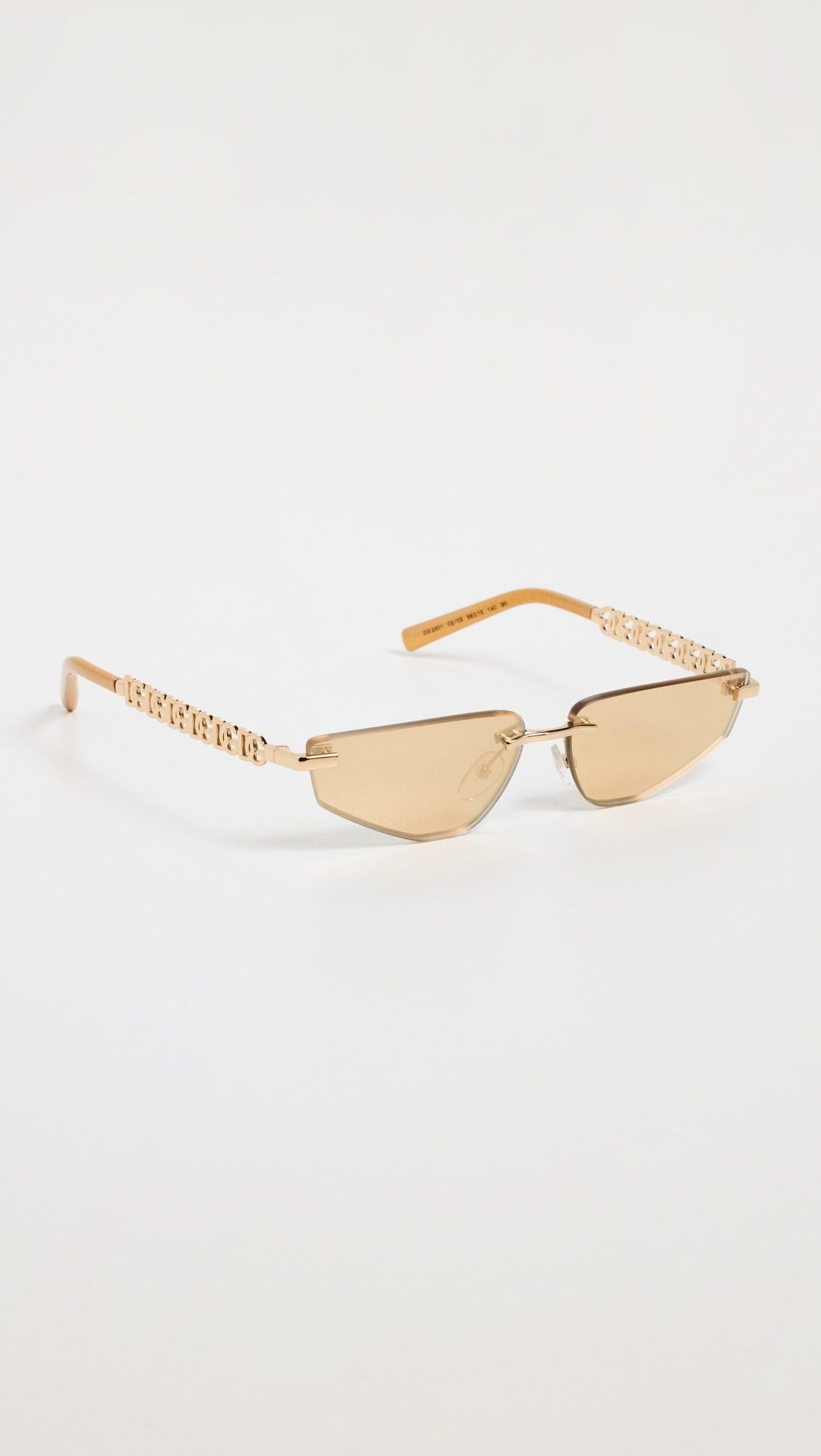Dolce & Gabbana Narrow Metal Sunglasses | Shopbop | Shopbop