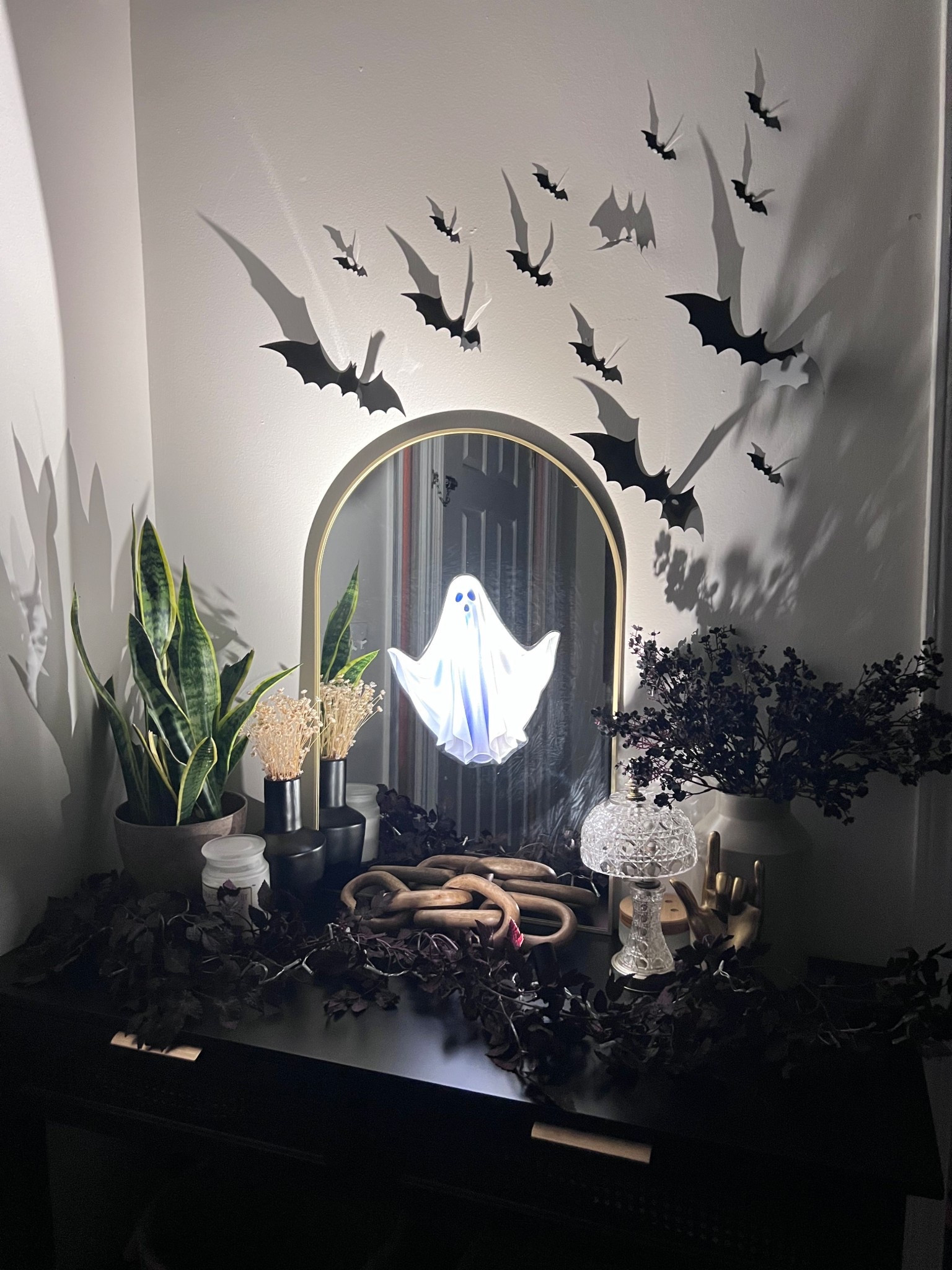Halloween spooky entry way decor!

#LTKFindsUnder50 #LTKSeasonal #LTKHalloween
