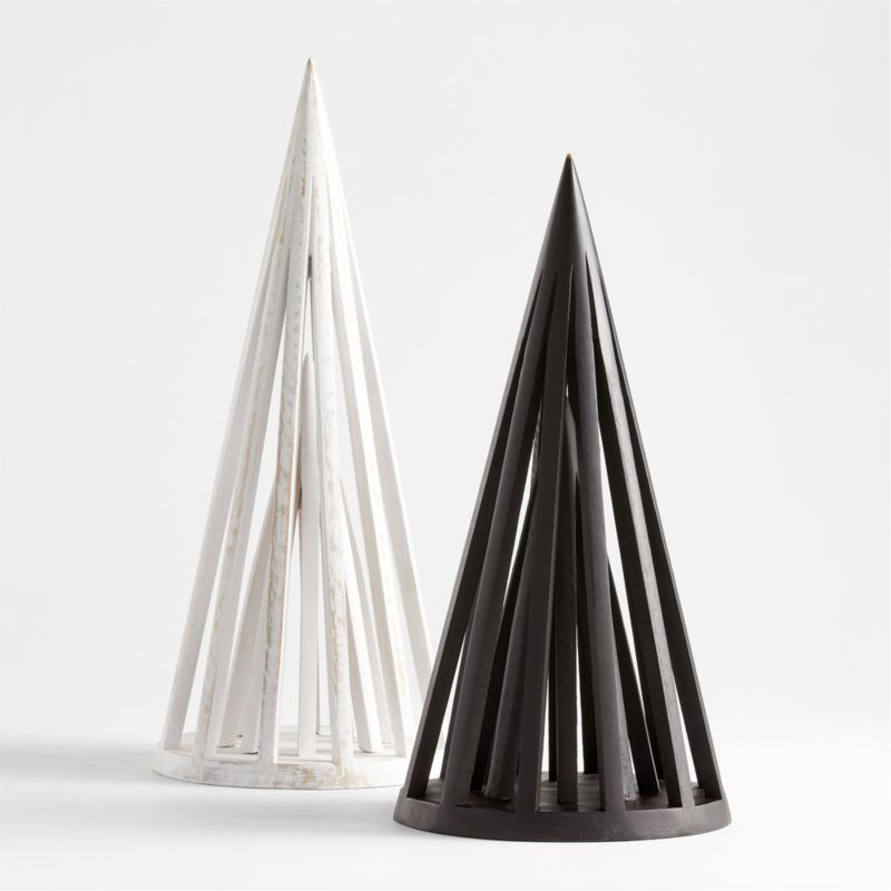 Hallstatt Wood Trees | Crate and Barrel | Crate & Barrel