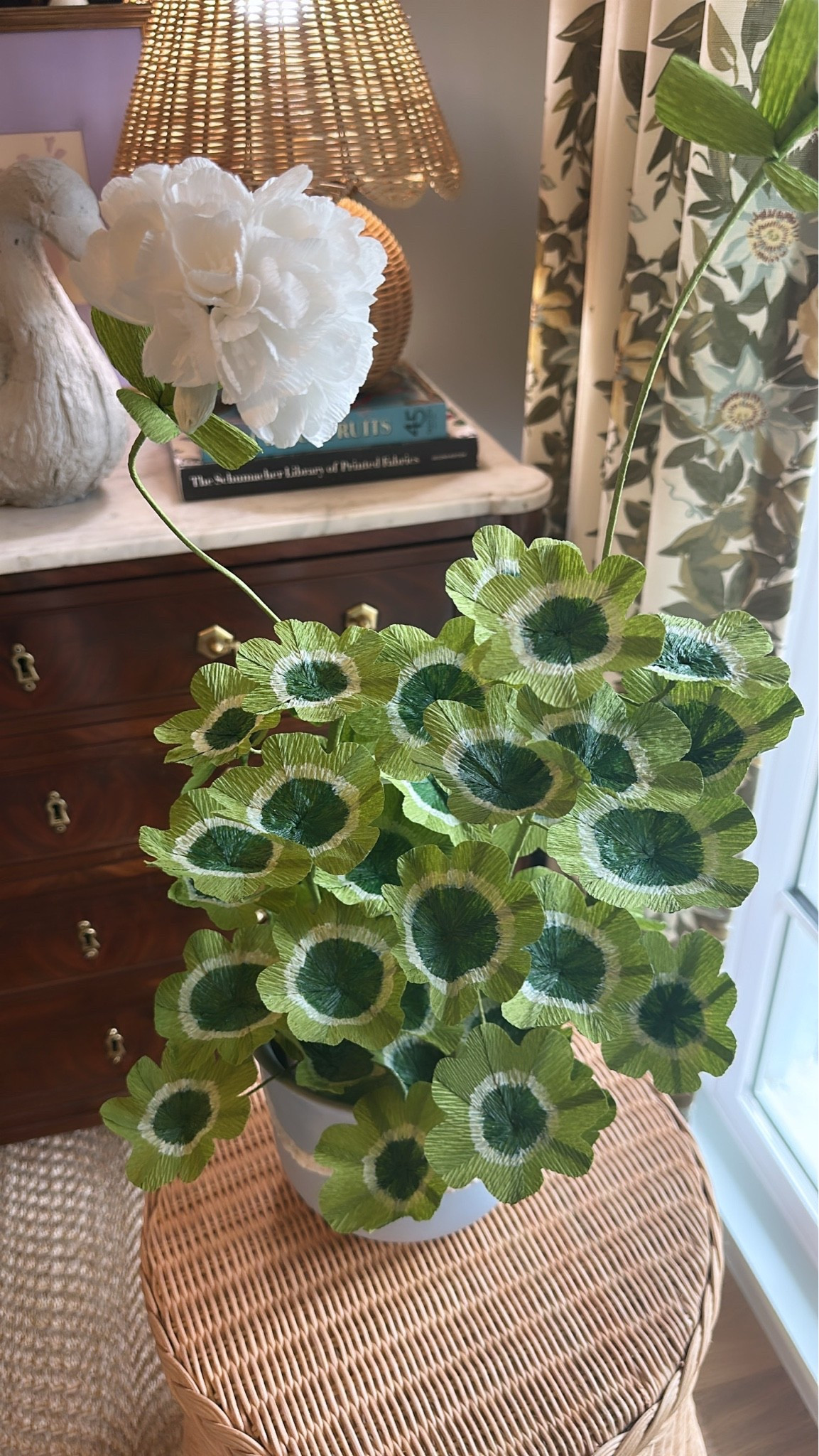 Handmade geraniums