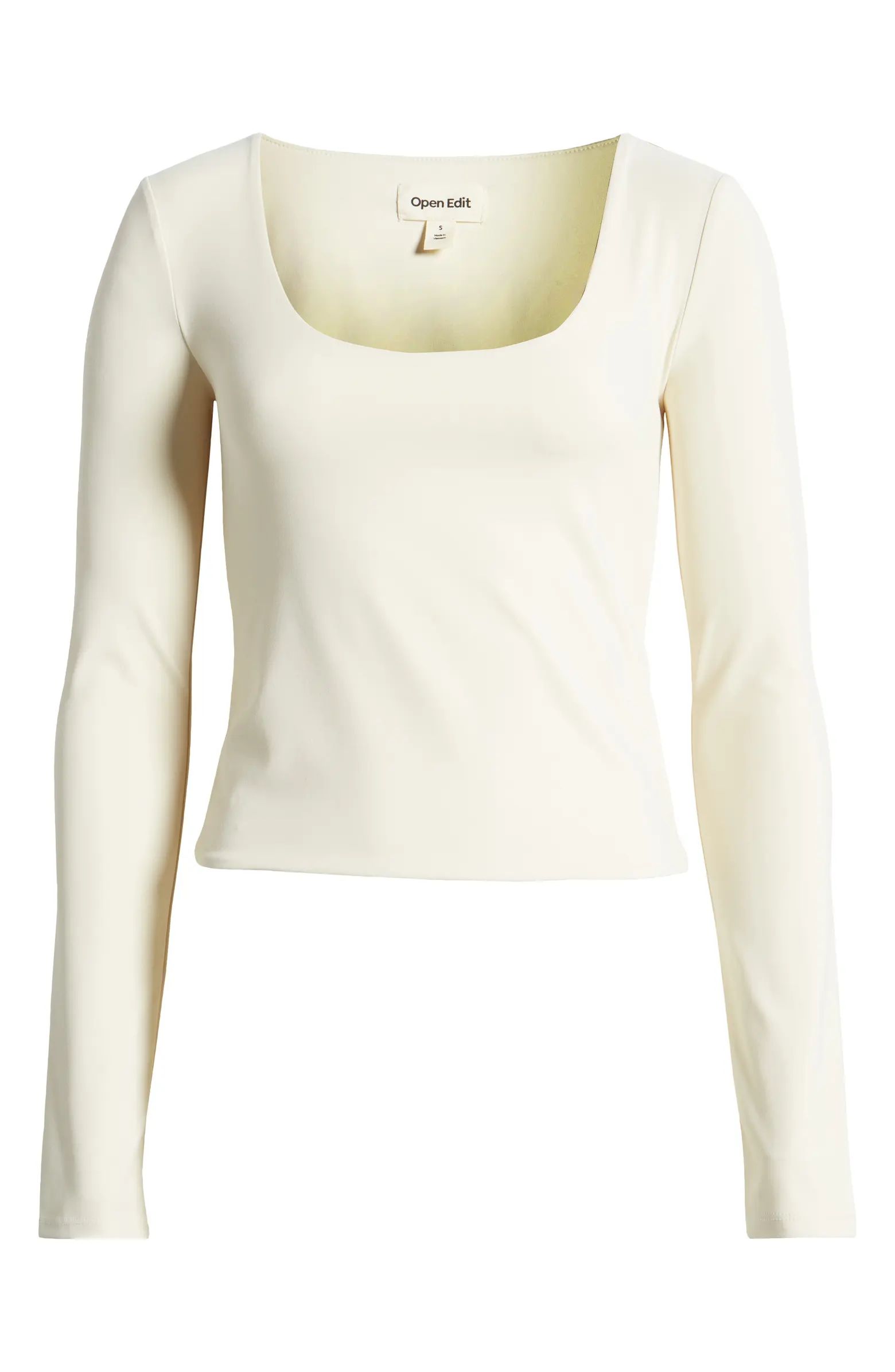 Smooth Edit Scoop Neck Top | Nordstrom