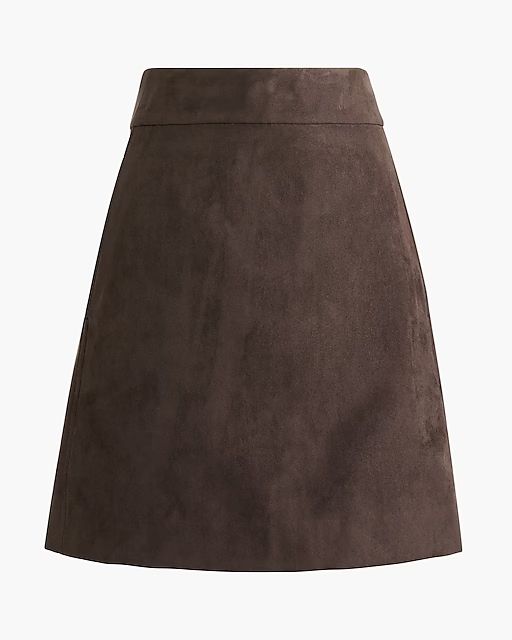 Faux-suede mini skirt | J.Crew Factory