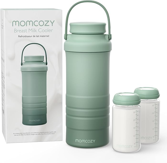Momcozy 22oz Portable Breast Milk Cooler for Outdoor, Life Saver with 360° Total Cooling for 24 ... | Amazon (US)