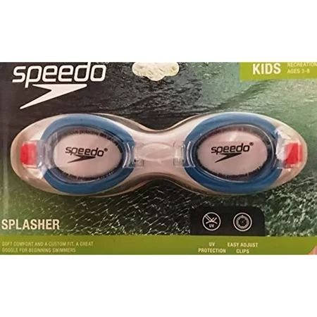 Kids Speedo Splasher Goggles - Blue/Clear | Walmart (US)