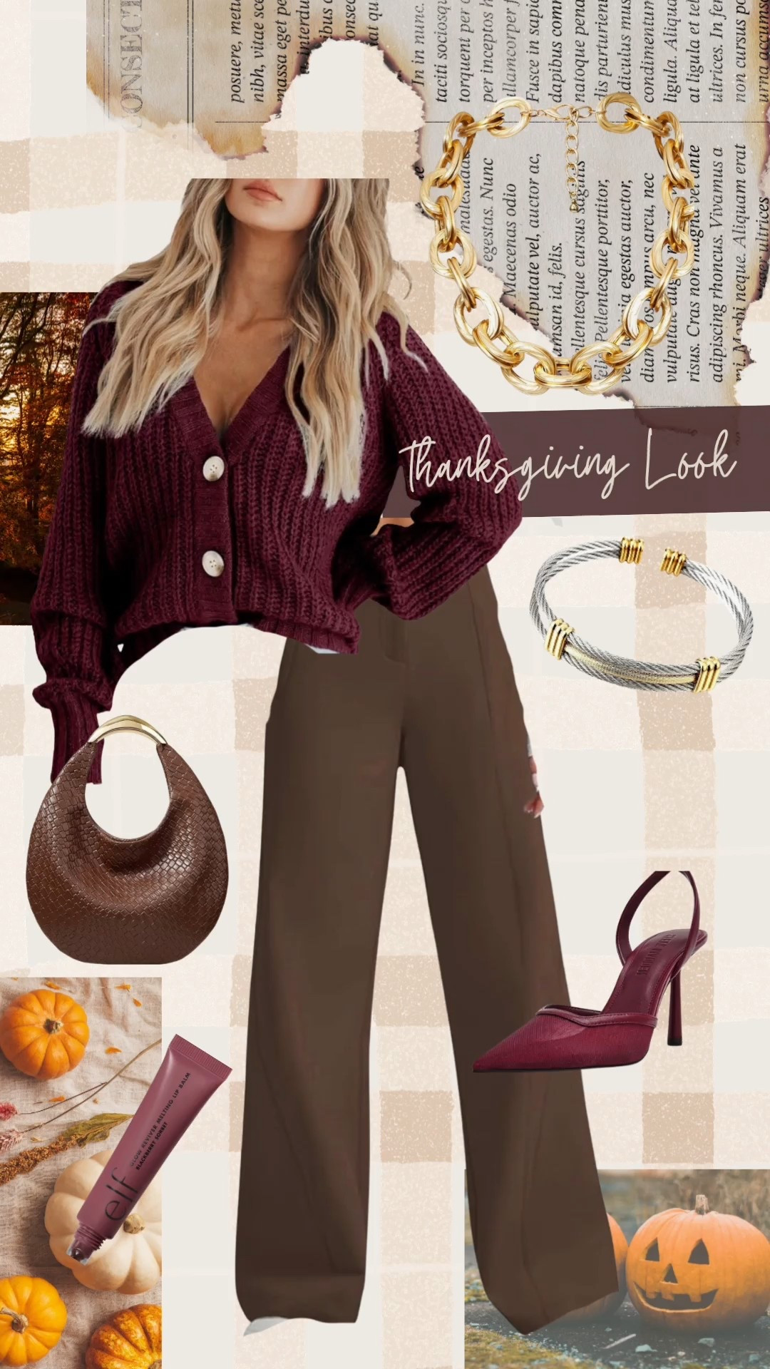 Causal thanksgiving look with chocolate browns and burgundy. BONUS: all from Amazon! 

Gold jewelry 
Mini bag
Brown
Burgundy 
Amazon finds
Fall finds 


#LTKStyleTip #LTKFindsUnder100 #LTKSeasonal