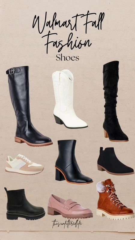 Walmart fall shoes and boots under $40, some under $20

Riding boots, western boots, tennis shoes 

#LTKshoecrush #LTKstyletip #LTKunder50