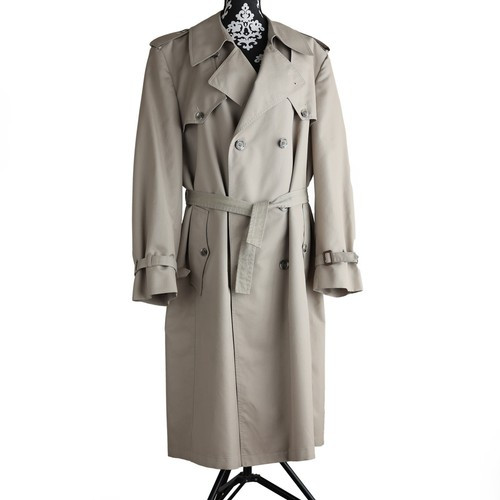 Vintage Christian Dior Paris Khaki Trench Coat USA TAG New York Fashion sz 46R | eBay US
