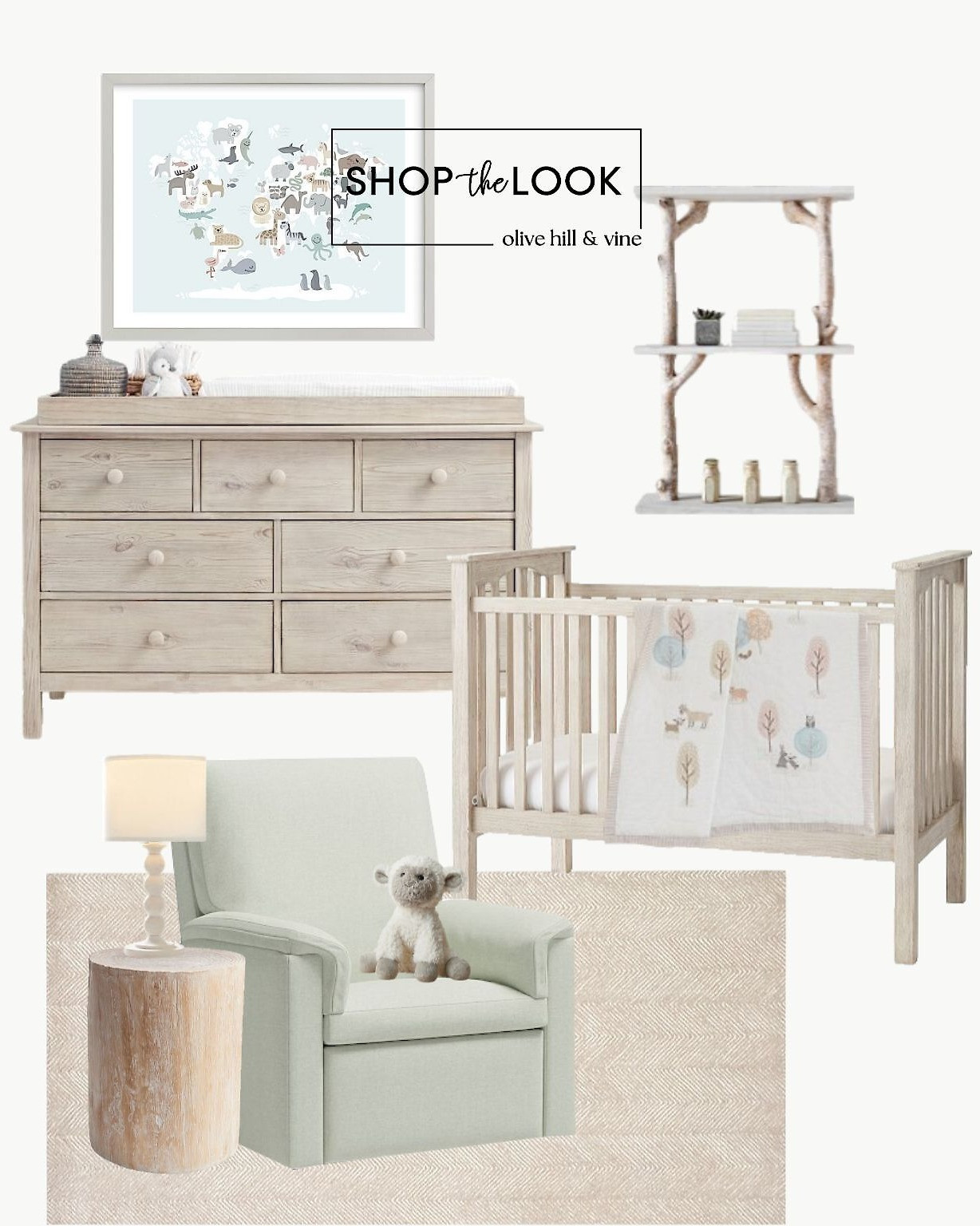 Step into a dreamy woodland escape designed just for your little one! This charming nursery features a hand-stitched woodland baby quilt, a cozy crib with matching sheets, a plush sherpa animal, a birch post shelf, and a boucle swivel glider—whimsy meets comfort!  

 

#LTKHome #LTKBaby #LTKBump