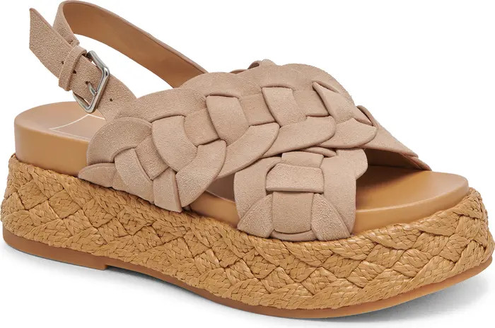 Winder Basketweave Slingback Platform Sandal (Women) | Nordstrom Rack