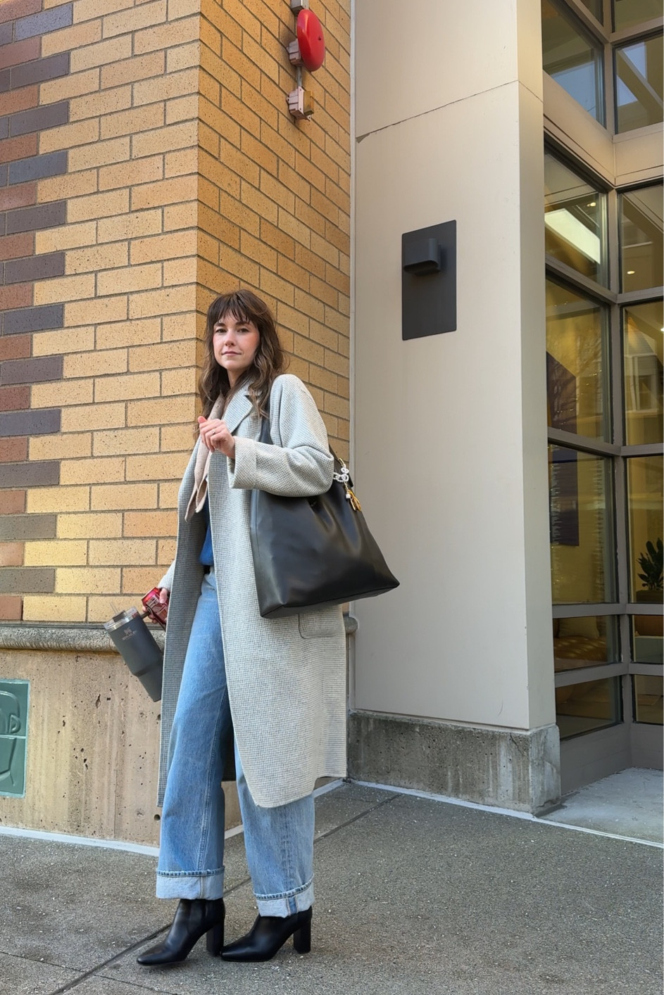 1.28 office outfit! Coat is years old Boss, sweater is old Callahan!

#LTKWorkwear #LTKItBag