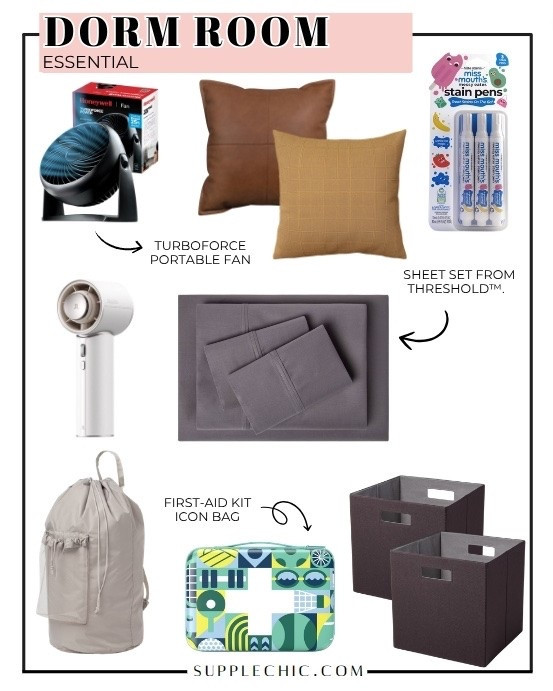 The little things are usually what get forgotten during college shopping. Adding practical items like a fan, first aid kit, organizers, and cozy bedding helps students feel prepared from day one.  college dorm essentials, freshman dorm checklist, dorm room ideas, college move in essentials, dorm organization ideas, Target dorm finds, back to school shopping, college apartment essentials, dorm room must haves, student essentials

#LTKKids #LTKHome #LTKSeasonal