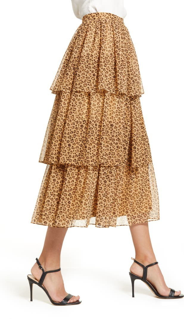 Rachel Parcell Print Tiered Ruffle Skirt (Nordstrom Exclusive) | Nordstrom | Nordstrom