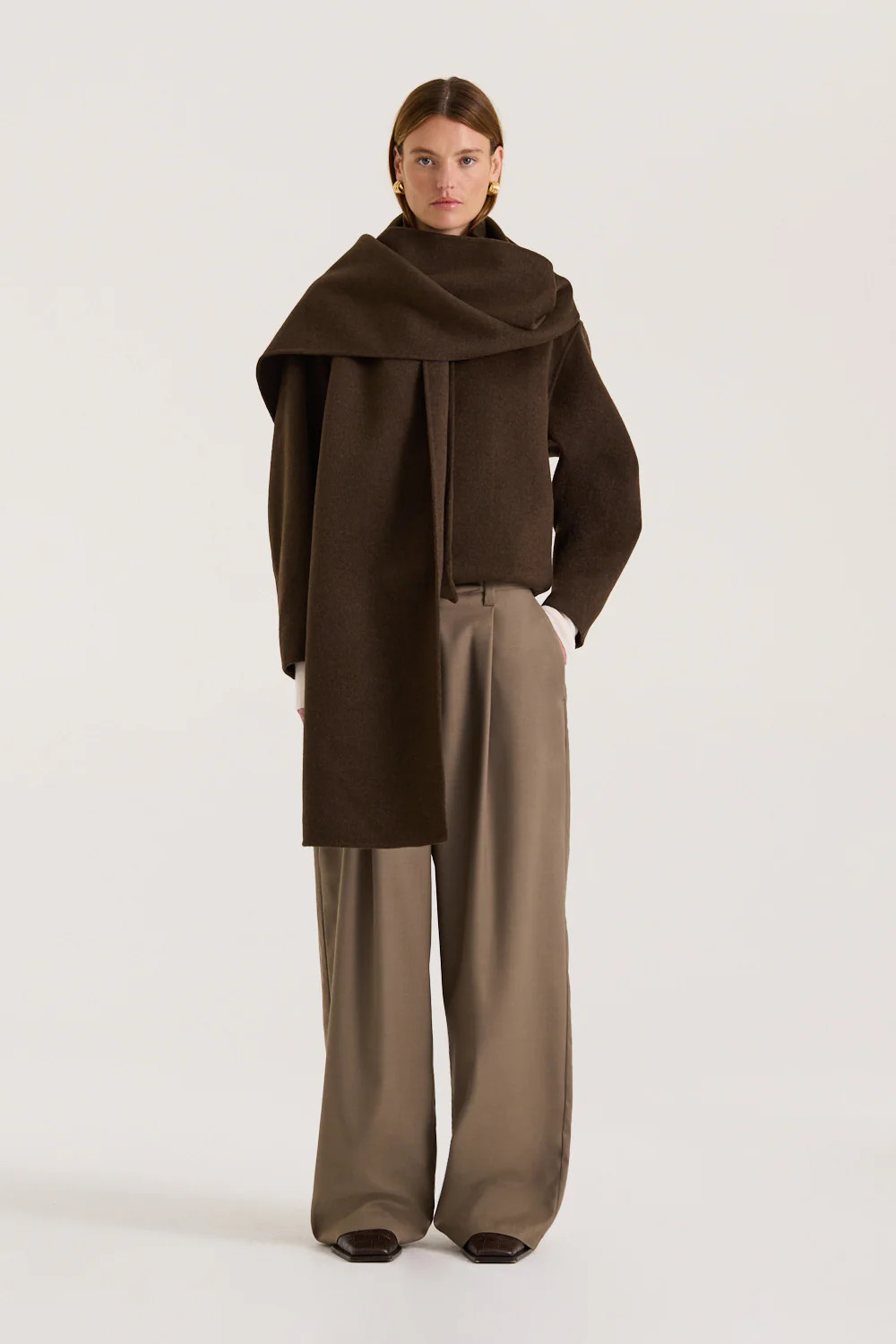Valea Scarf Coat | Henne