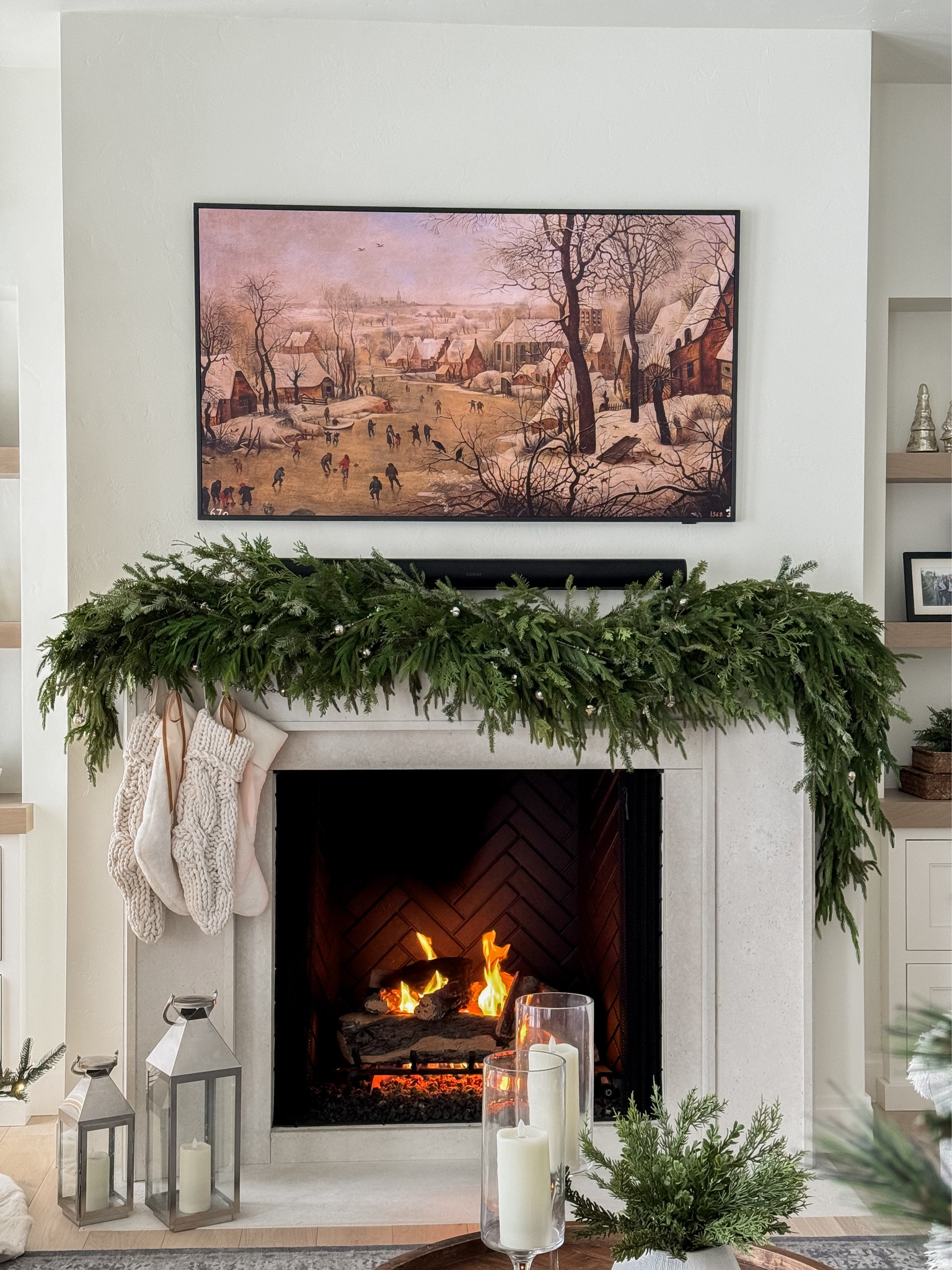 Holiday mantel decor inspiration!

#LTKHoliday #LTKSeasonal #LTKhome