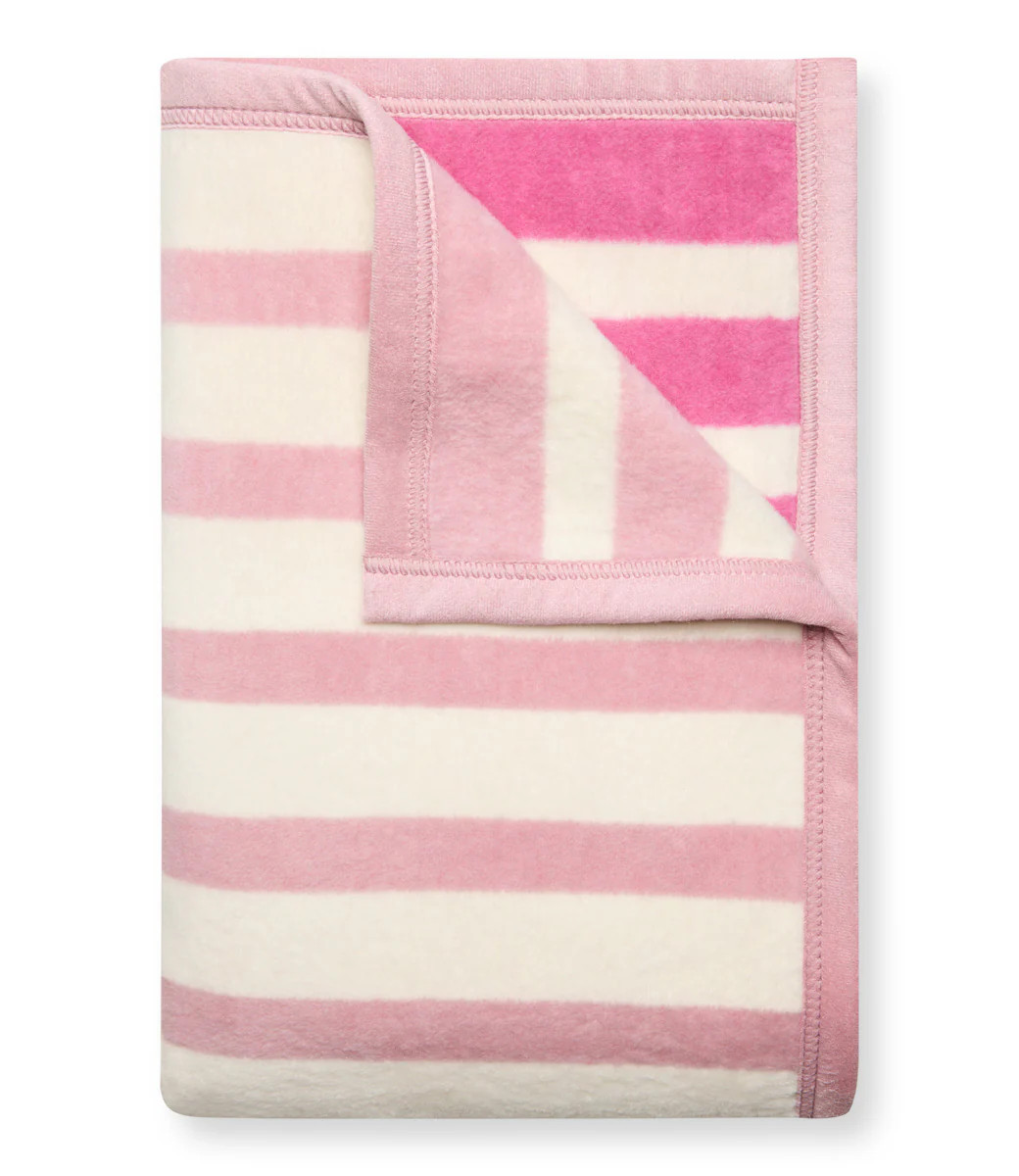Breton Stripe Bubblegum Midi Blanket | ChappyWrap