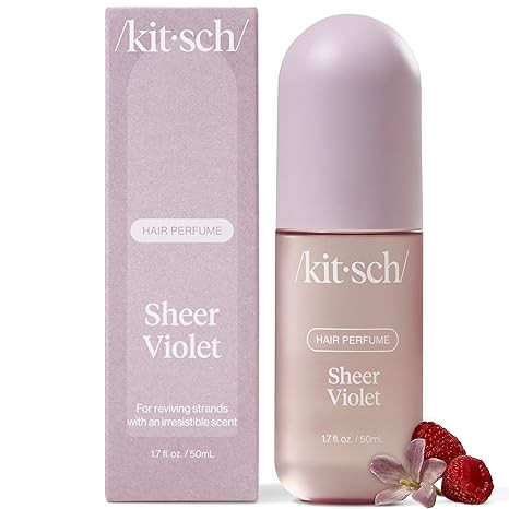 Kitsch Sheer Violet Hair Perfume For Women - Clean, Deodorizing, and Patented Odor-Eliminating Te... | Amazon (US)