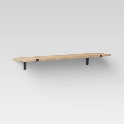 Wood Wall Shelf with Reversed L Bracket - Threshold™ | Target