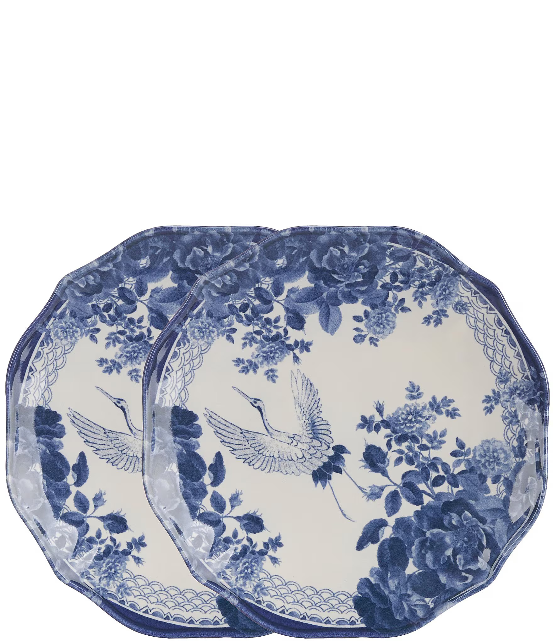 Southern Living Chinoiserie Bird Salad Plates, Set of 2 | Dillard's | Dillard's